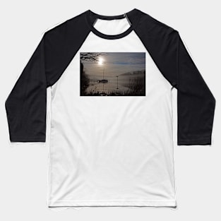 Early Morning Winter Fog Baseball T-Shirt